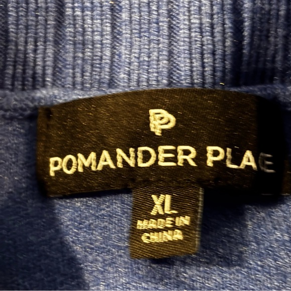 Tuckernuck Pomander Place Vivianne Turtleneck Dress in Blue,XL,Everyday Throw On - Picture 10 of 14